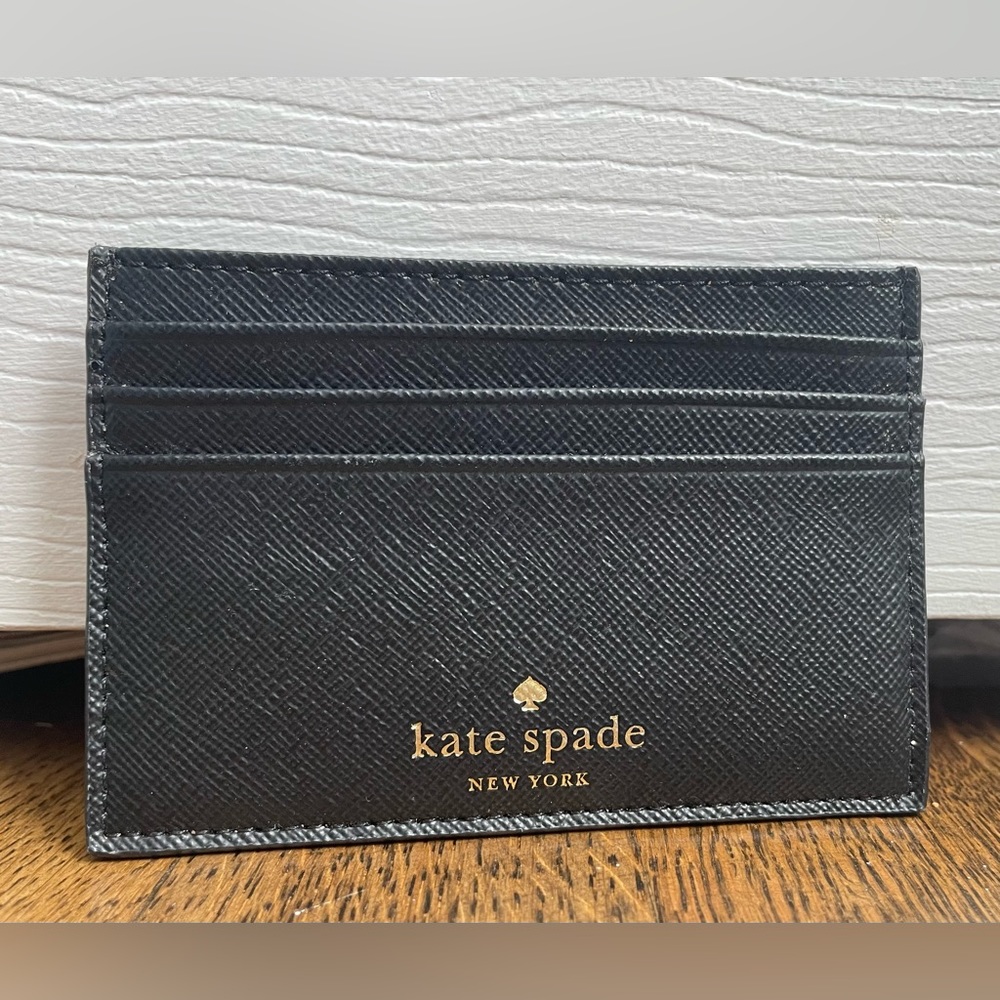 Kate Spade black and sequined ID/card holder. Brand new condition, never used.